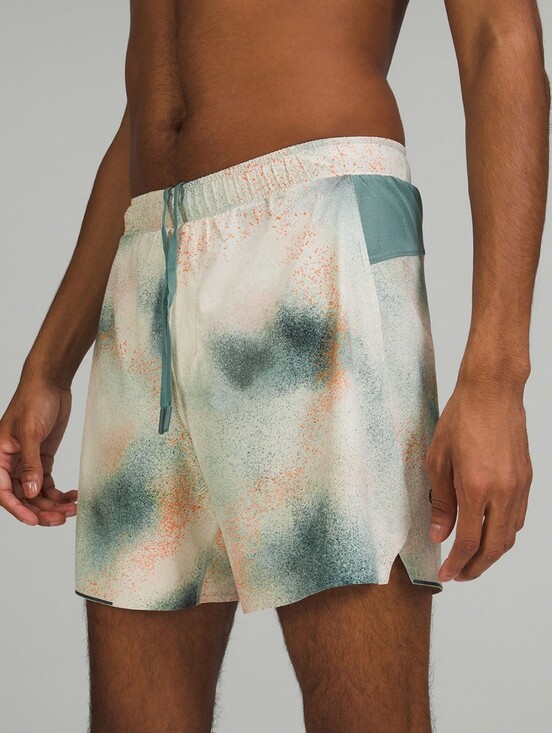 lululemon athletica Other - Like New! Lululemon Surge Lined Shorts 6”, Spray Camo Silver Blue Multi